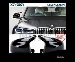 CALOTTE SPECCHIETTI per Bmw X7 G07 Nero Lucido