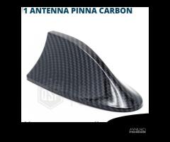 Antenna PINNA SQUALO per RENAULT Fibra di CARBONIO