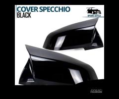 CALOTTE SPECCHIETTI per Bmw Serie 3 GT Nero Lucido - 14