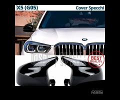 CALOTTE SPECCHIETTI per Bmw X5 G05 Nero Lucido