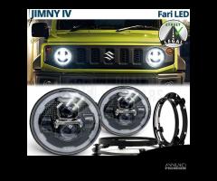 FARI LED + STAFFE Per SUZUKI JIMNY 4 Angel OMOLOGA