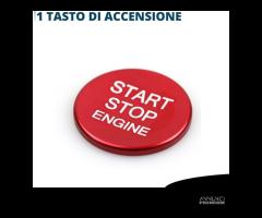 Tasto START STOP Rosso per Alfa Giulia Pulsante - 7