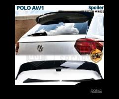 SPOILER Posteriore per VW POLO 6 AW1 Alettone NERO