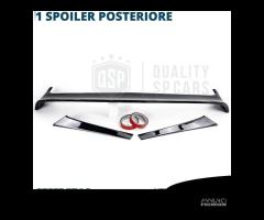 SPOILER Posteriore per VW POLO 6 AW1 Alettone NERO