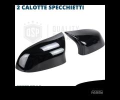 CALOTTE SPECCHIETTI Bmw X3 F25 14-17 Nero Lucido