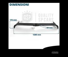 SPOILER Posteriore VW GOLF 7 17-19 Alettone NERO - 11