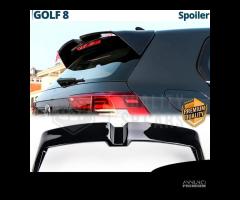 SPOILER Posteriore per VW GOLF 8 Alettone NERO L