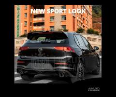 SPOILER Posteriore per VW GOLF 8 Alettone NERO L