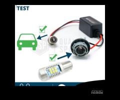 RESISTENZE CANbus P21W BA15S Led SPEGNI SPIA ERROR - 7