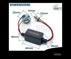 RESISTENZE CANbus P21W BA15S Led SPEGNI SPIA ERROR - 9