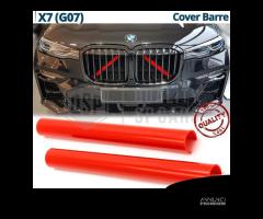 COVER Barre Radiatore ROSSE per Bmw X7 G07 Fasce