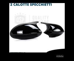 CALOTTE SPECCHIETTI Bmw Serie 1 E87 Nero Lucido