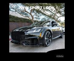 GRIGLIA per Audi TT 8S 14-18 NIDO D'APE Nero Lucid - 7