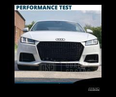 GRIGLIA per Audi TT 8S 14-18 NIDO D'APE Nero Lucid - 10