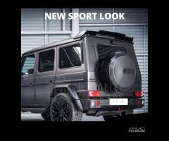 SPOILER per MERCEDES CLASSE G W463 Alettone NERO L - 6