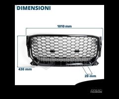 GRIGLIA Anteriore per Audi Q2 GA SQ2 NIDO D'APE - 14