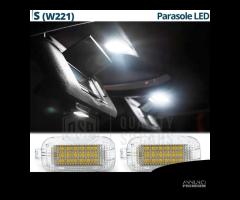 Luci LED Alette Pararole MERCEDES CLASSE S W221