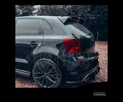 SPOILER Posteriore VW POLO 5 6R 6C Alettone NERO