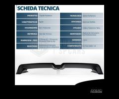 SPOILER Posteriore VW POLO 5 6R 6C Alettone NERO