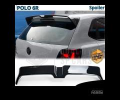 SPOILER Posteriore VW POLO 5 6R 6C Alettone NERO