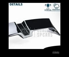 SPOILER Posteriore VW POLO 5 6R 6C Alettone NERO - 7