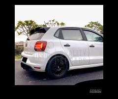 SPOILER Posteriore VW POLO 5 6R 6C Alettone NERO - 9