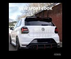 SPOILER Posteriore VW POLO 5 6R 6C Alettone NERO - 10