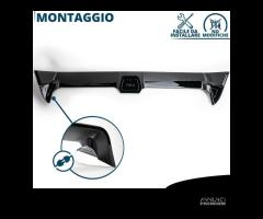 SPOILER Posteriore VW POLO 5 6R 6C Alettone NERO - 11