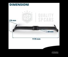 SPOILER Posteriore VW POLO 5 6R 6C Alettone NERO - 14