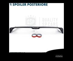 SPOILER Posteriore VW POLO 5 6R 6C Alettone NERO - 16