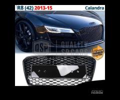 GRIGLIA Anteriore AUDI R8 13-15 NIDO D'APE Nero L