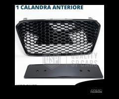 GRIGLIA Anteriore AUDI R8 13-15 NIDO D'APE Nero L