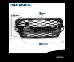 GRIGLIA Anteriore PER Audi A5 F5 S5 NIDO D'APE - 13