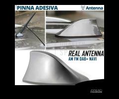 Antenna PINNA SQUALO GRIGIA per PEUGEOT AM-FM-DAB