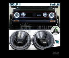 FARI Full LED Per VW GOLF 2 DRL Dinamico OMOLOGATI