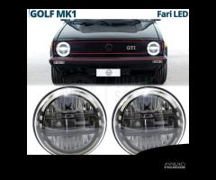 FARI LED DRL Omologati Per VOLKSWAGEN GOLF MK1