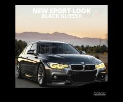 CALOTTE SPECCHIETTI per Bmw Serie 3 F30 F31 Nero L