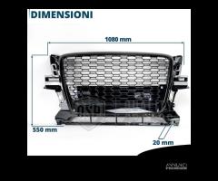 GRIGLIA Anteriore PER Audi Q5 8R 08-12 NIDO D'APE - 9