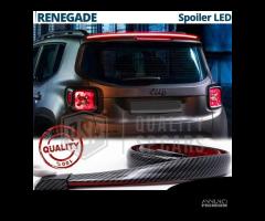 SPOILER LED Posteriore per JEEP Carbon Look