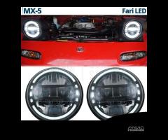 FARI Full LED DRL Omologati Per MAZDA MX-5 1 (NA)