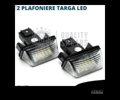 Placchette Luci TARGA LED per CITROEN C3 2 CANbus