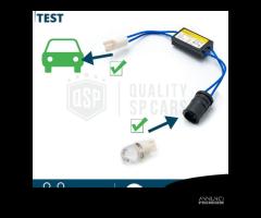 RESISTENZE CANbus T10 W5W Led Spegni Spia Errore