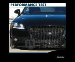 GRIGLIA Anteriore per Audi TT 8J NIDO D'APE Nero L