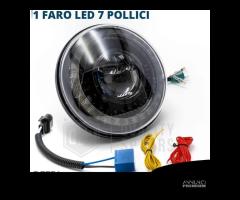 FARO LED 7'' Per Moto HARLEY DAVIDSON DRL Dinamico