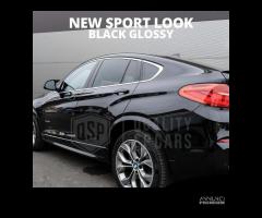 CALOTTE SPECCHIETTI per Bmw X4 F26 Nero Lucido - 6