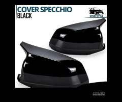 CALOTTE SPECCHIETTI per Bmw Serie 5 F10 F11 Nero L - 6