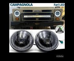 FARI LED Per Fiat Campagnola Anello Dinamico 6500K