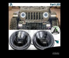 FARI Full LED Per JEEP WRANGLER JL DRL Dinamico OM