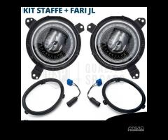 FARI Full LED Per JEEP WRANGLER JL DRL Dinamico OM