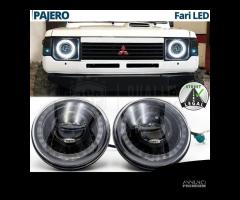 FARI LED Per MITSUBISHI PAJERO DRL Dinamico 6500K